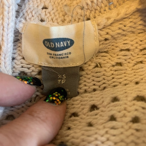 Old navy open knit cream cardigan - Picture 4 of 4